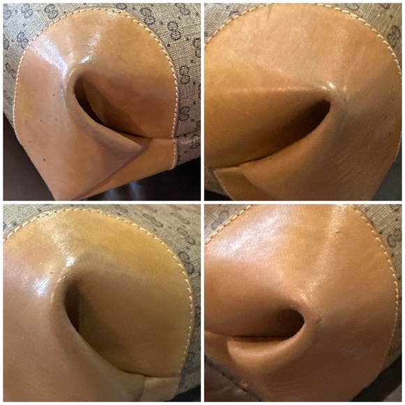 🔥🔥 Authentic Gucci Web Sherry Line Monogram Micro GG Large Leather Tote Bag 🔥🔥 - Picture 12 of 16